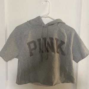 Cropped Sweatshirt From Pink